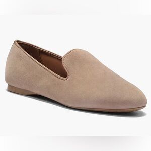 Birdies The Starling Flats Moonstone Velvet Slip On Loafers